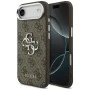 Калъф за iPhone 17 Air - Guess - Hardcase Big 4G Logo Classic Logo (GUHCP17MP4G4SMCW) - Кафяв