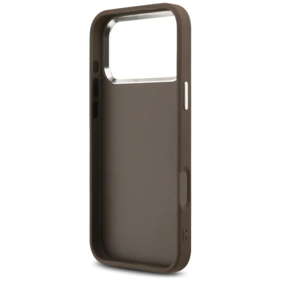 Калъф за iPhone 17 Pro Max - Guess - Hardcase Big 4G Logo Classic Logo (GUHCP17XP4G4SMCW) - Кафяв