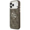 Калъф за iPhone 17 Pro Max - Guess - Hardcase Big 4G Logo Classic Logo (GUHCP17XP4G4SMCW) - Кафяв