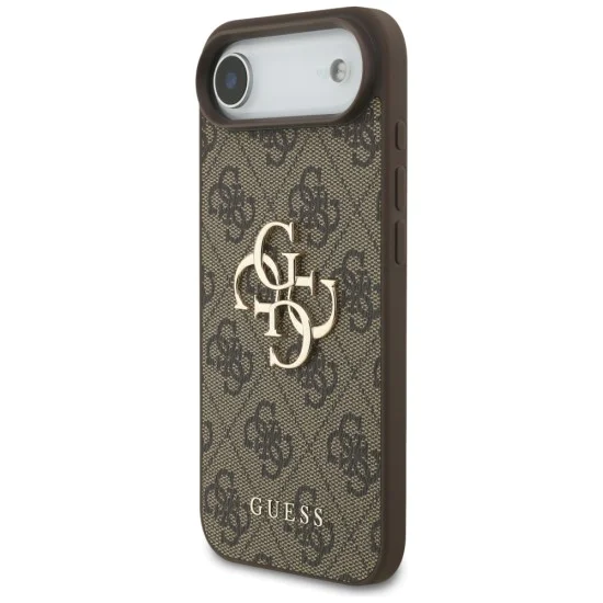 Калъф за iPhone 17 Air - Guess - Hardcase 4G Big Logo (GUHCP17M4GMGBR) - Кафяв