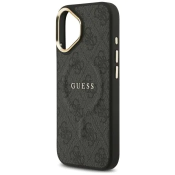 Калъф за iPhone 17 - Guess - Hardcase 4G Classic MagSafe (GUHMP17SP4MSEGCK) - Черен
