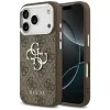 Калъф за iPhone 17 Pro - Guess - Hardcase Big 4G Logo Classic Logo (GUHCP17LP4G4SMCW) - Кафяв