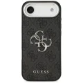 Калъф за iPhone 17 Air - Guess - Hardcase Big 4G Logo Classic Logo (GUHCP17MP4G4SMCK) - Черен