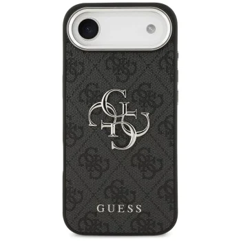 Калъф за iPhone 17 Air - Guess - Hardcase Big 4G Logo Classic Logo (GUHCP17MP4G4SMCK) - Черен