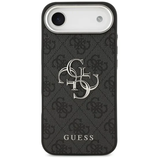 Калъф за iPhone 17 Air - Guess - Hardcase Big 4G Logo Classic Logo (GUHCP17MP4G4SMCK) - Черен