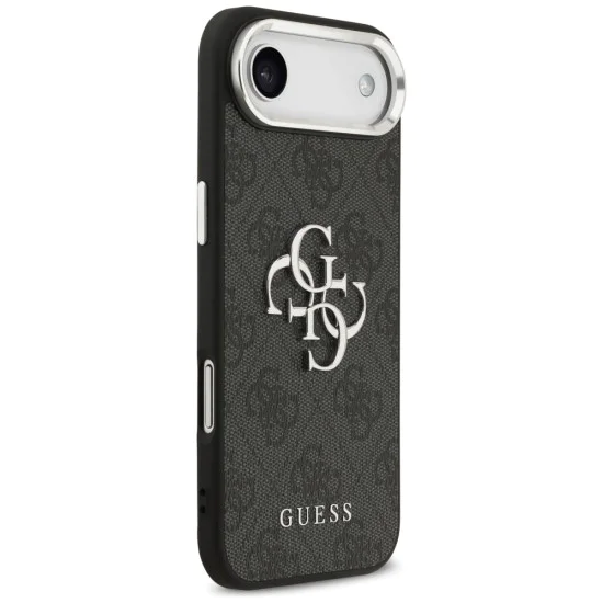 Калъф за iPhone 17 Air - Guess - Hardcase Big 4G Logo Classic Logo (GUHCP17MP4G4SMCK) - Черен