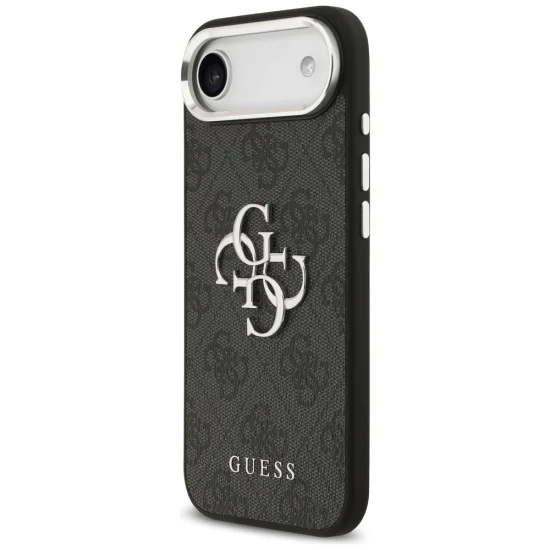Калъф за iPhone 17 Air - Guess - Hardcase Big 4G Logo Classic Logo (GUHCP17MP4G4SMCK) - Черен