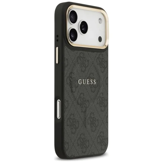 Калъф за iPhone 17 Pro - Guess - Hardcase 4G Classic MagSafe (GUHMP17LP4MSEGCK) - Черен