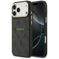 Калъф за iPhone 17 Pro - Guess - Hardcase 4G Classic MagSafe (GUHMP17LP4MSEGCK) - Черен