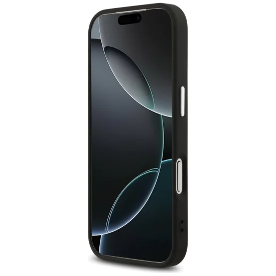 Калъф за iPhone 17 Pro - Guess - Hardcase Big 4G Logo Classic Logo (GUHCP17LP4G4SMCK) - Черен