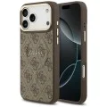 Калъф за iPhone 17 Pro - Guess - Hardcase 4G Classic MagSafe (GUHMP17LP4MSEGCW) - Кафяв