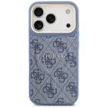 Калъф за iPhone 17 Pro Max - Guess - Hardcase 4G Classic MagSafe (GUHMP17XP4MSEGCB) - Син