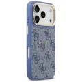 Калъф за iPhone 17 Pro Max - Guess - Hardcase 4G Classic MagSafe (GUHMP17XP4MSEGCB) - Син