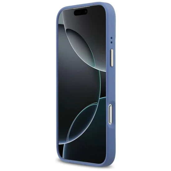 Калъф за iPhone 17 Pro Max - Guess - Hardcase 4G Classic MagSafe (GUHMP17XP4MSEGCB) - Син