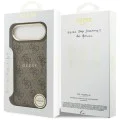 Калъф за iPhone 17 Air - Guess - Hardcase 4G Classic MagSafe (GUHMP17MP4MSEGCW) - Кафяв