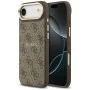 Калъф за iPhone 17 Air - Guess - Hardcase 4G Classic MagSafe (GUHMP17MP4MSEGCW) - Кафяв