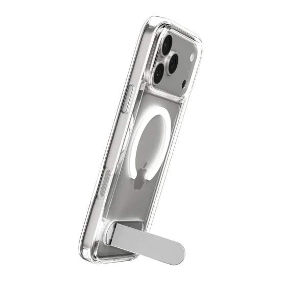Калъф за iPhone 17 Pro - Spigen - Ultra Hybrid S MagSafe - Прозрачен Бял