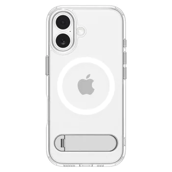 Калъф за iPhone 17 - Spigen - Ultra Hybrid S MagSafe - Прозрачен Бял
