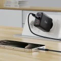 Acefast - Кабел за данни (C19-04) - USB към Type-C, бързо зареждане, 3A, устойчив на огъване, найлонова оплетка, 1.2 м - черен