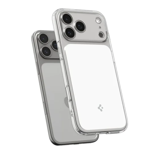 Калъф за iPhone 17 Pro Max – с MagSafe – Spigen Ultra Hybrid T – Бяло / Прозрачно