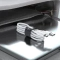 Acefast - Кабел за данни (C18-04) - USB към Type-C, бързо зареждане, 3A, устойчив на огъване, найлонова оплетка, 1.2 м - бял