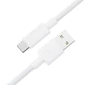Acefast - Кабел за данни (C18-04) - USB към Type-C, бързо зареждане, 3A, устойчив на огъване, найлонова оплетка, 1.2 м - бял