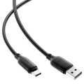 Acefast - Кабел за данни (C16-04) - Бързо зареждане, USB към Type-C, 3A, Устойчив на огъване, 1.2 м - Черен