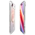 Калъф за iPhone 17 Air - Spigen - Ultra Hybrid MagSafe - Прозрачен/Златен