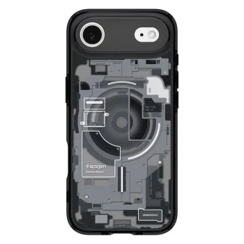 Калъф за iPhone 17 Air - Spigen - Ultra Hybrid Zero One MagSafe - Черен