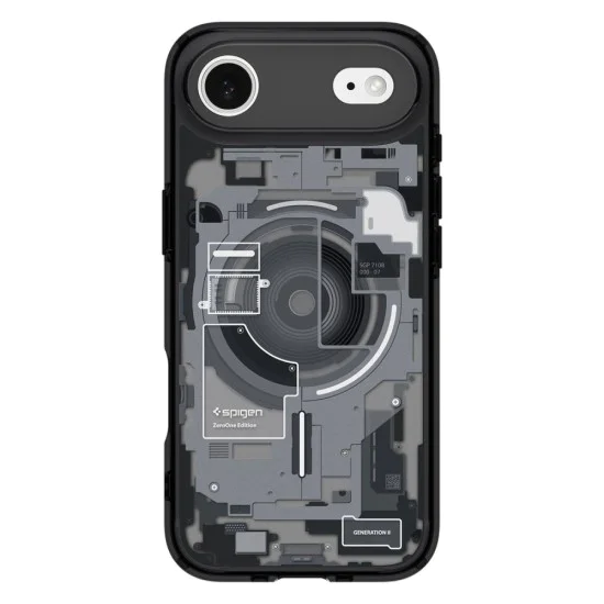 Калъф за iPhone 17 Air - Spigen - Ultra Hybrid Zero One MagSafe - Черен