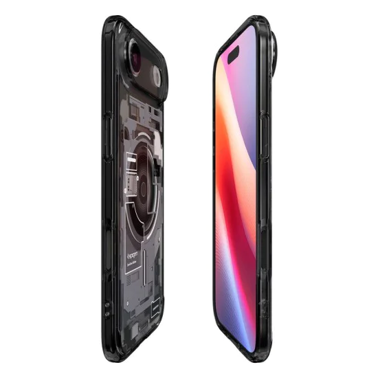 Калъф за iPhone 17 Air - Spigen - Ultra Hybrid Zero One MagSafe - Черен