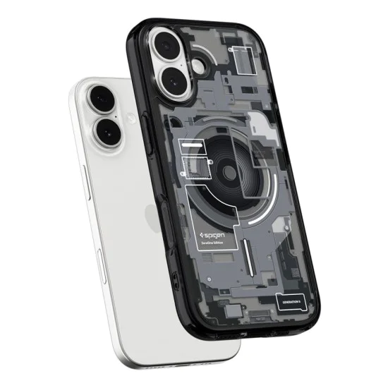 Калъф за iPhone 17 - Spigen - Ultra Hybrid Zero One MagSafe - Черен