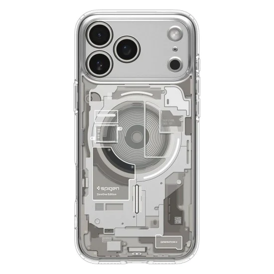 Калъф за iPhone 17 Pro - Spigen - Ultra Hybrid Zero One MagSafe - Натурален титан