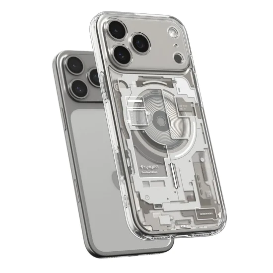 Калъф за iPhone 17 Pro - Spigen - Ultra Hybrid Zero One MagSafe - Натурален титан
