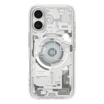 Калъф за iPhone 17 - Spigen - Ultra Hybrid Zero One MagSafe - Натурален титан