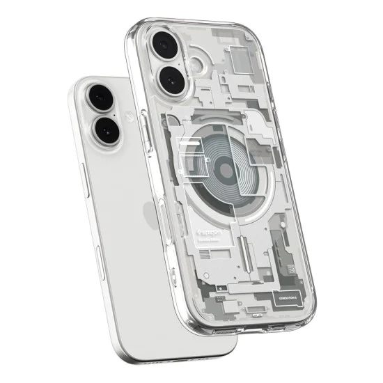 Калъф за iPhone 17 - Spigen - Ultra Hybrid Zero One MagSafe - Натурален титан