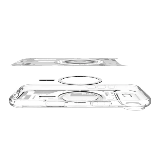 Калъф за iPhone 17 Air - Spigen - Ultra Hybrid Zero One MagSafe - Бял
