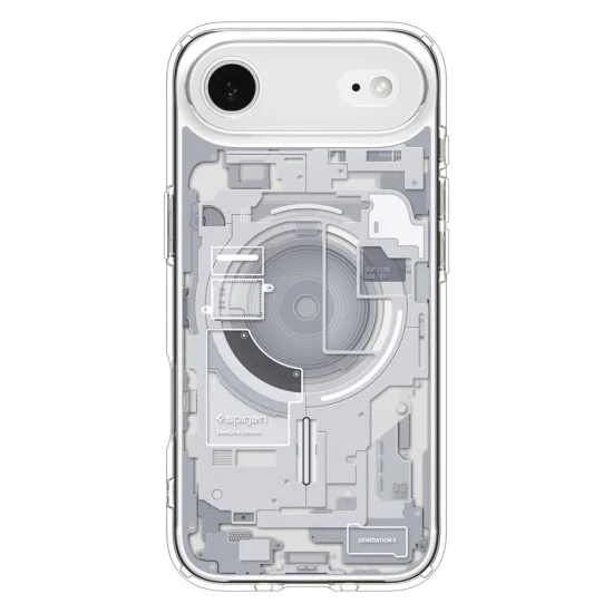 Калъф за iPhone 17 Air - Spigen - Ultra Hybrid Zero One MagSafe - Бял