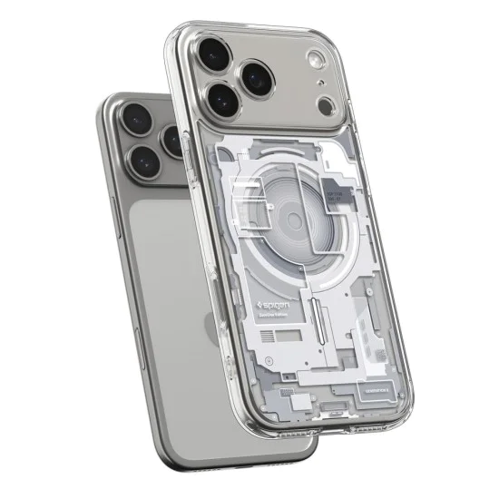 Калъф за iPhone 17 Pro - Spigen - Ultra Hybrid Zero One MagSafe - Бял