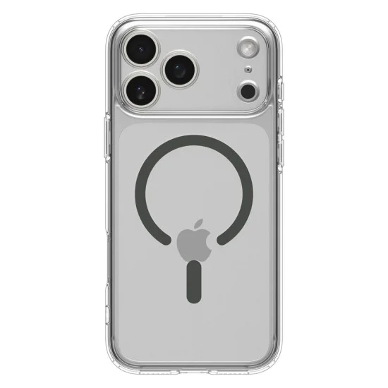 Калъф за iPhone 17 Pro - Spigen - Ultra Hybrid MagSafe - Графит - Прозрачен