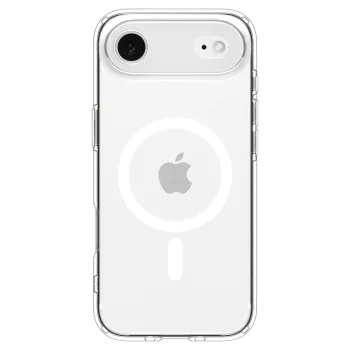 Калъф за iPhone 17 Air - Spigen - Ultra Hybrid MagSafe - Прозрачен Бял