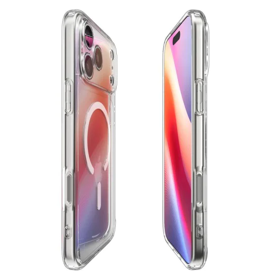 Калъф за iPhone 17 Pro - Spigen - Ultra Hybrid MagSafe - Графит - Прозрачен