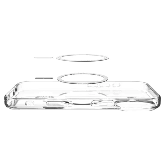 Калъф за iPhone 17 - Spigen - Ultra Hybrid MagSafe - Графит - Прозрачен