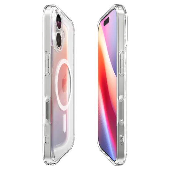 Калъф за iPhone 17 - Spigen - Ultra Hybrid MagSafe - Графит - Прозрачен