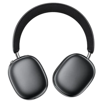 Слушалки – Acefast H9 – Bluetooth 5.4, Type-C, ANC, хибридно шумопотискане, IPX4, 500mAh, HiFi звук – Сив