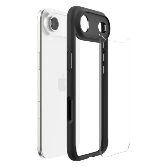 Калъф за iPhone 17 Air - Spigen - Ultra Hybrid - Матирано Черен