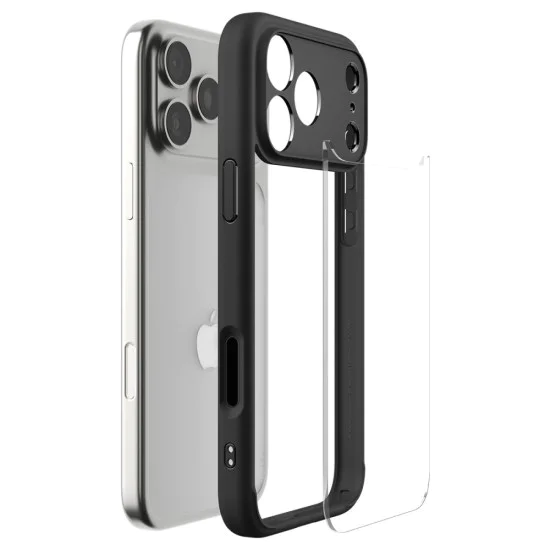 Калъф за iPhone 17 Pro Max - Spigen - Ultra Hybrid - Матирано Черен
