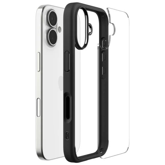 Калъф за iPhone 17 - Spigen - Ultra Hybrid - Матово Черен