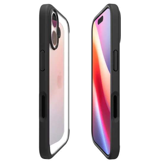 Калъф за iPhone 17 - Spigen - Ultra Hybrid - Матово Черен