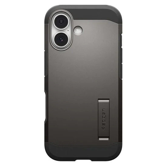 Калъф за iPhone 17 – с MagSafe – Spigen Tough Armor “T” – Гънметал